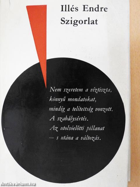 Szigorlat (dedikált példány)
