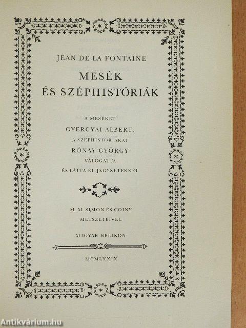Mesék és széphistóriák