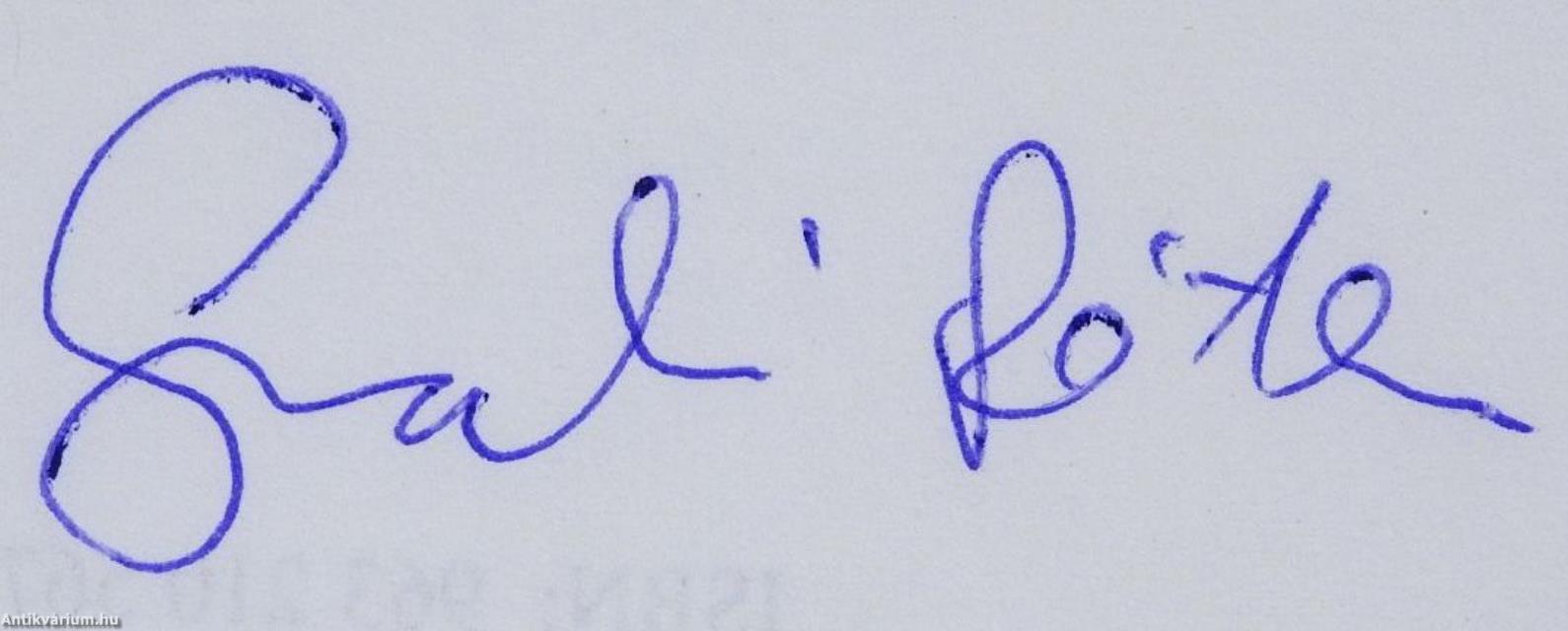 Égig érő tél (dedikált példány)
