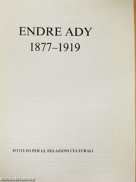 Endre Ady 1877-1919