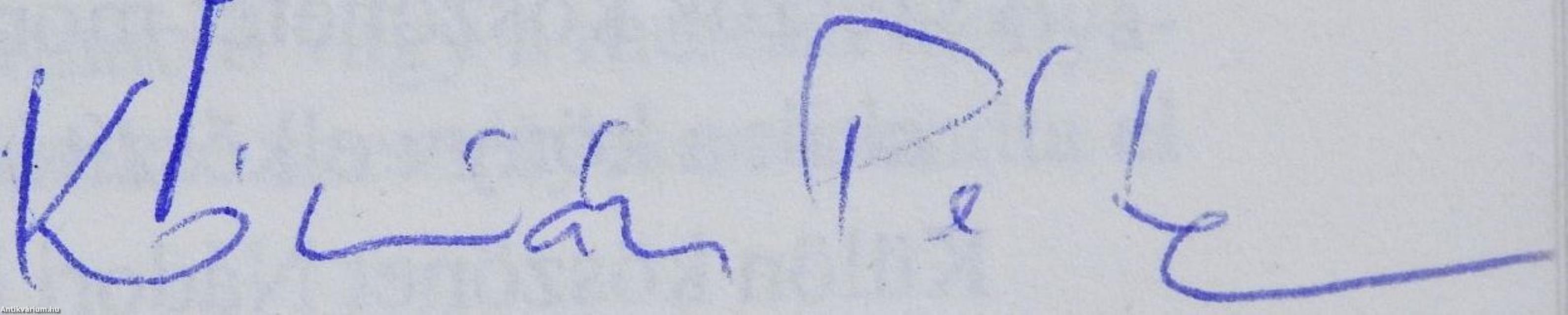 Felelősök (kétszeresen dedikált példány)