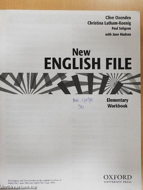 New English File - Elementary - Workbook