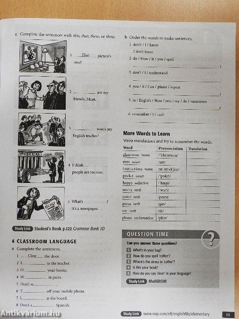 New English File - Elementary - Workbook
