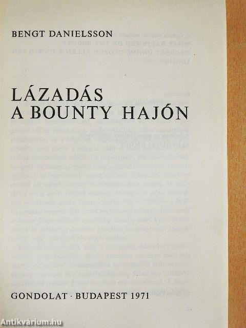 Lázadás a Bounty hajón