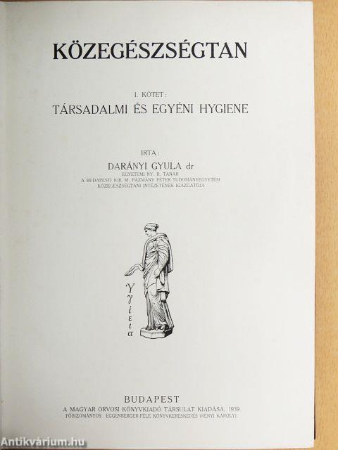 Közegészségtan I.