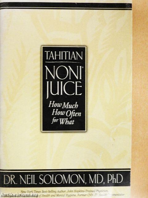 Tahitian Noni Juice
