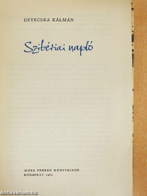 Szibériai napló