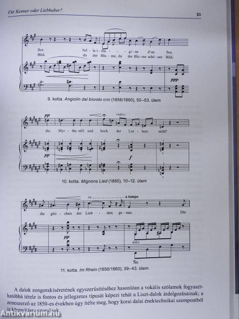 A dalszerző Liszt (dedikált példány)