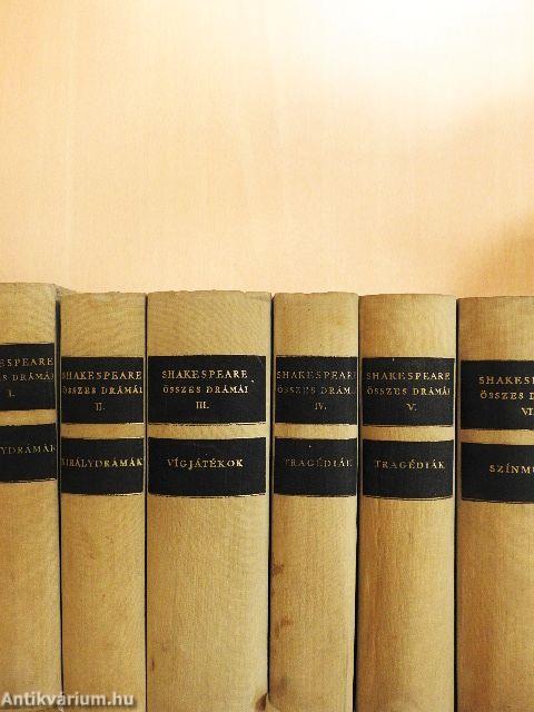 Shakespeare összes drámái I-VI.
