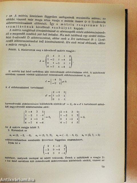Felsőbb algebra