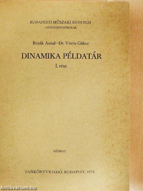 Dinamika példatár I.