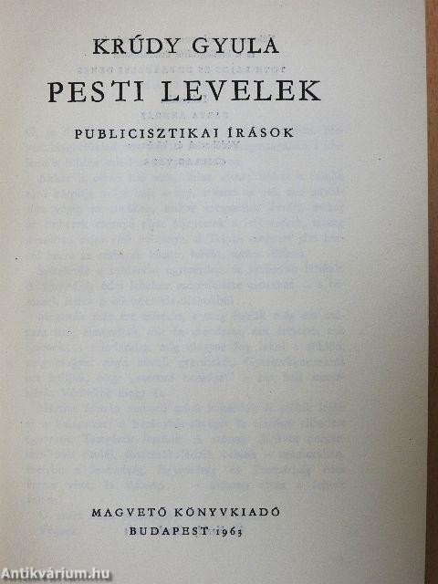 Pesti levelek