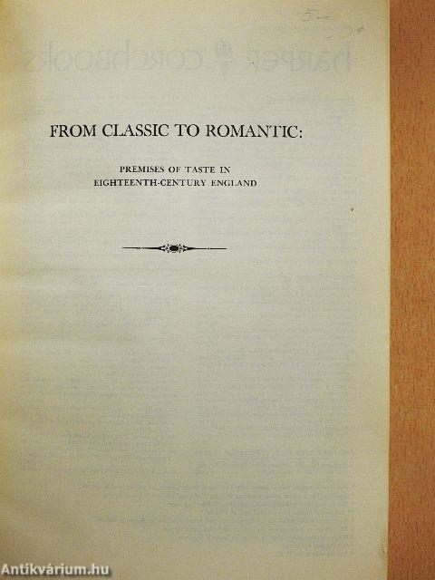 From Classic to Romantic