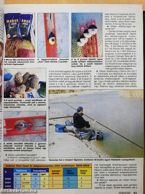 Sporthorgász 2003. január-december