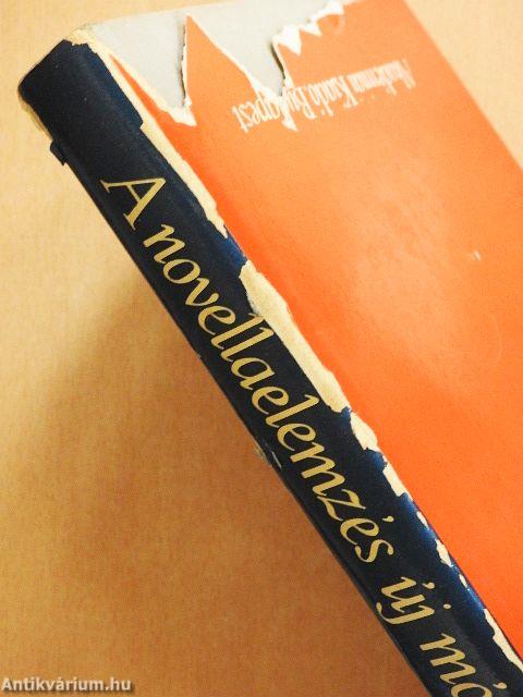 A novellaelemzés új módszerei