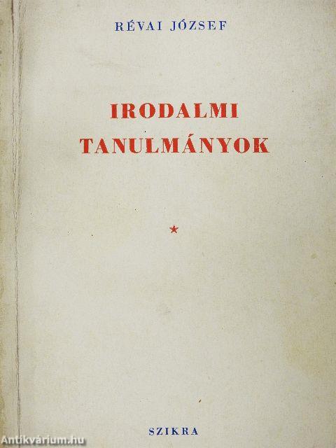 Irodalmi tanulmányok