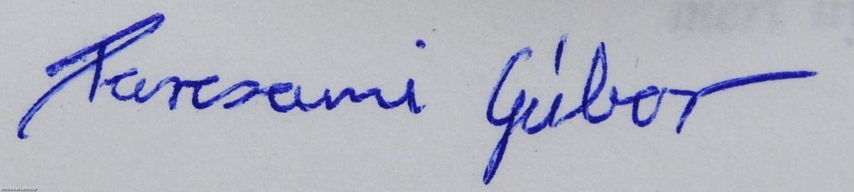 Gyermekcsontok (dedikált példány)