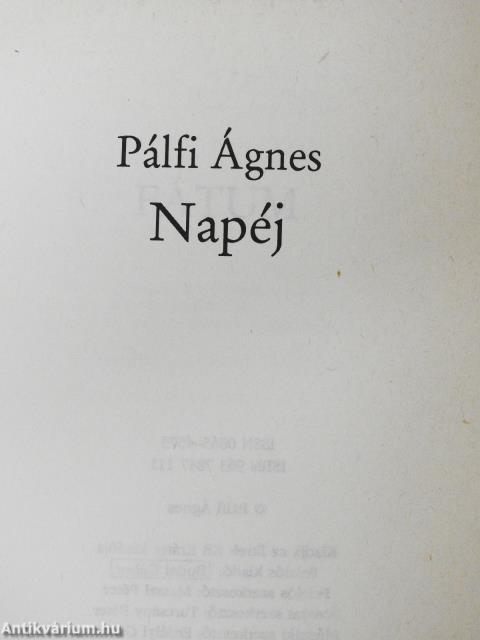 Napéj (dedikált példány)