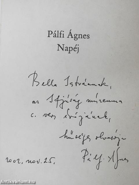 Napéj (dedikált példány)