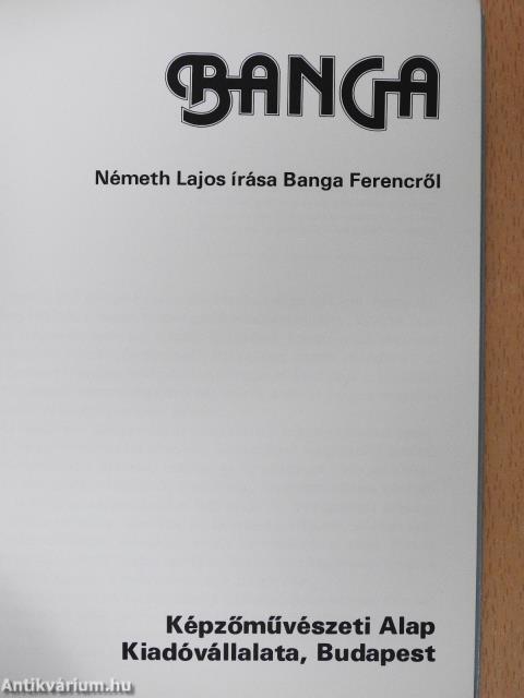 Banga (dedikált példány)