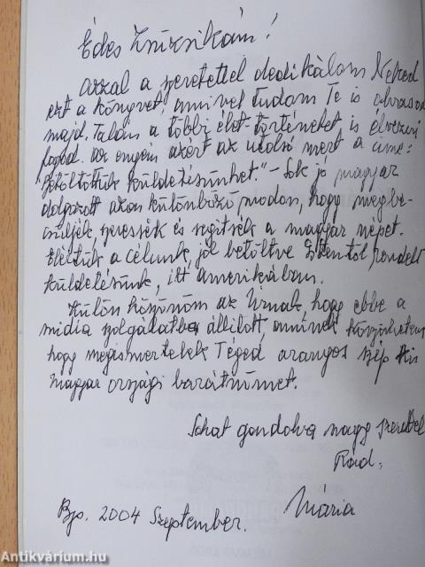 Menekülés (dedikált példány)