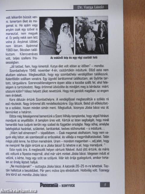 Menekülés (dedikált példány)