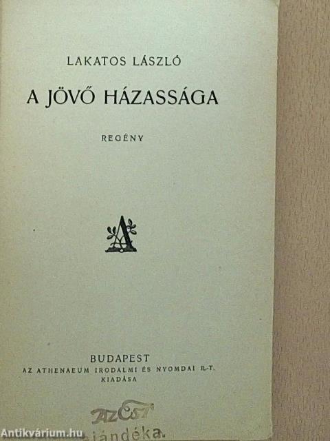 A jövő házassága