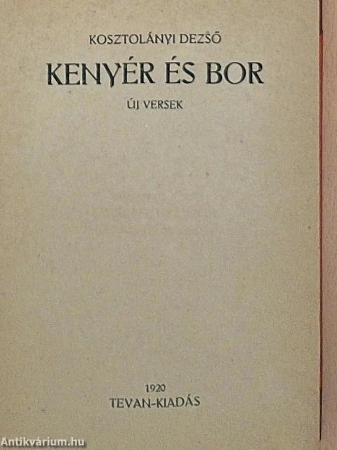 Kenyér és bor