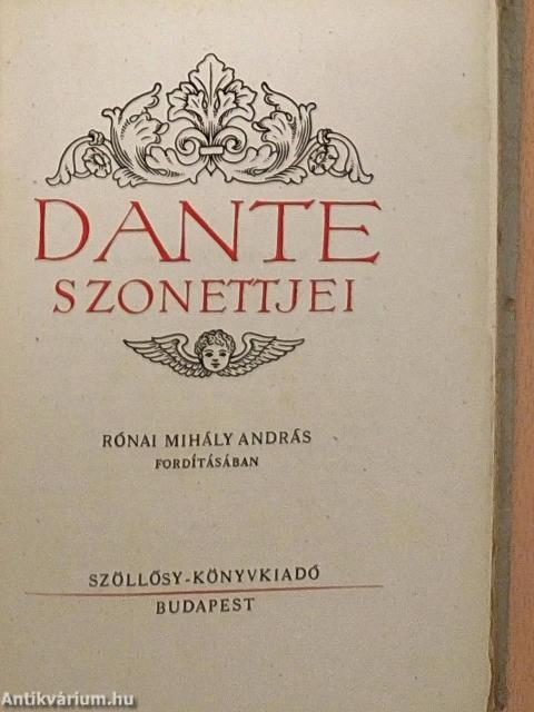 Dante szonettjei