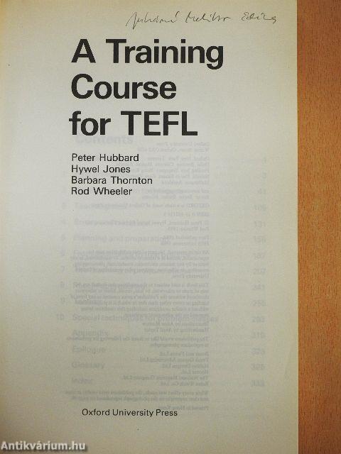 A Training Course for TEFL