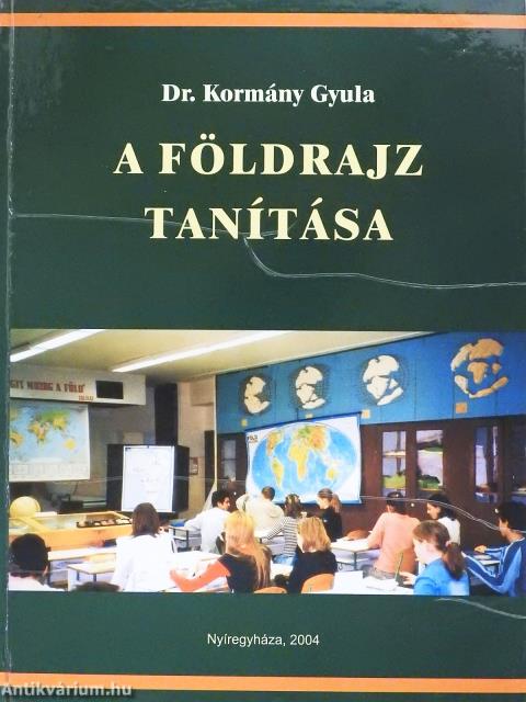 A földrajz tanítása (dedikált példány)