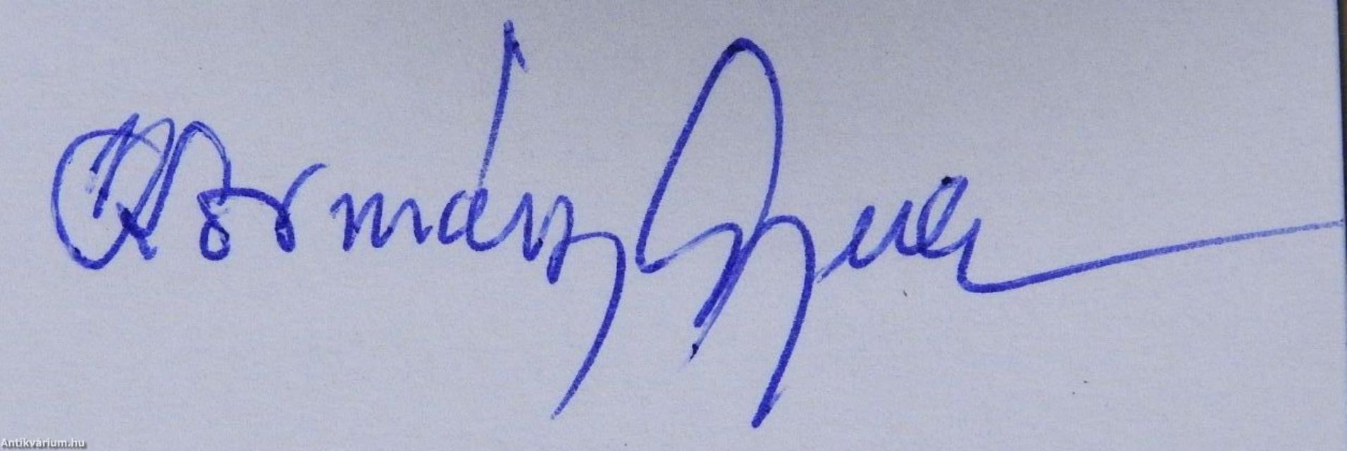 A földrajz tanítása (dedikált példány)
