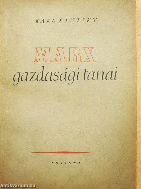 Marx gazdasági tanai