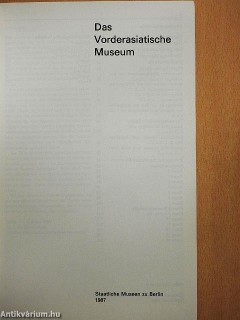 Das Vorderasiatische Museum