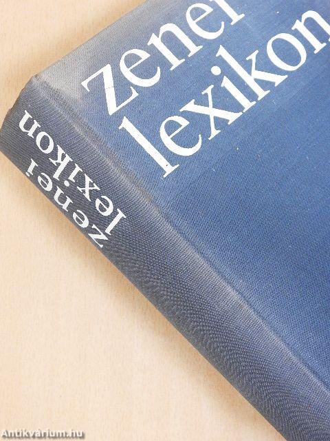 Zenei Lexikon 1-3.