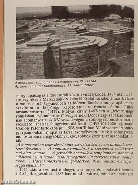 Somogyvár - Bencés apátság romjai