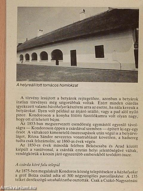 Kondoros - Csárda
