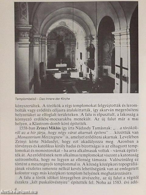 Mesztegnyő - Templom és kolostor
