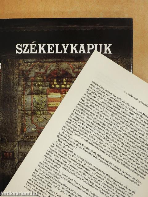 Székelykapuk (dedikált példány)