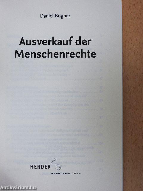Ausverkauf der Menschenrechte