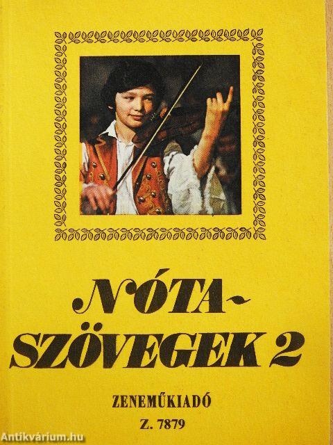Nótaszövegek 2.