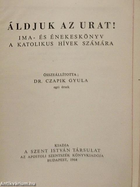 Áldjuk az Urat!