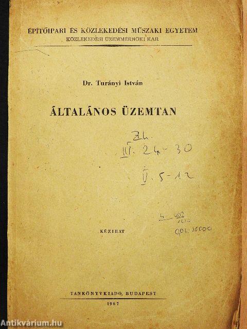 Általános üzemtan