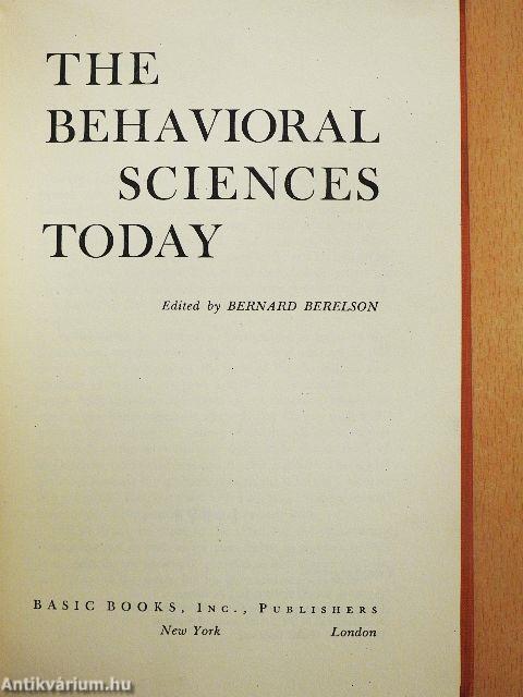 The Behavioral Sciences Today