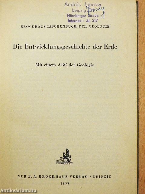 Die Entwicklungsgeschichte der Erde