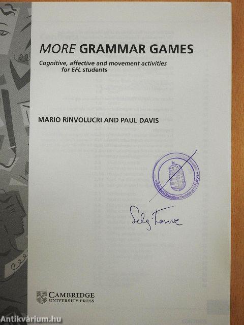 More Grammar Games