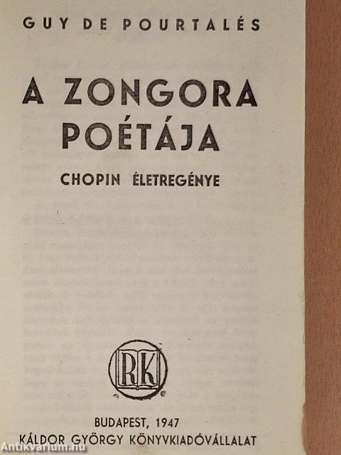 A zongora poétája