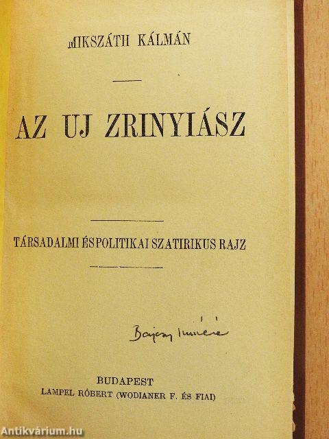 Az uj Zrinyiász