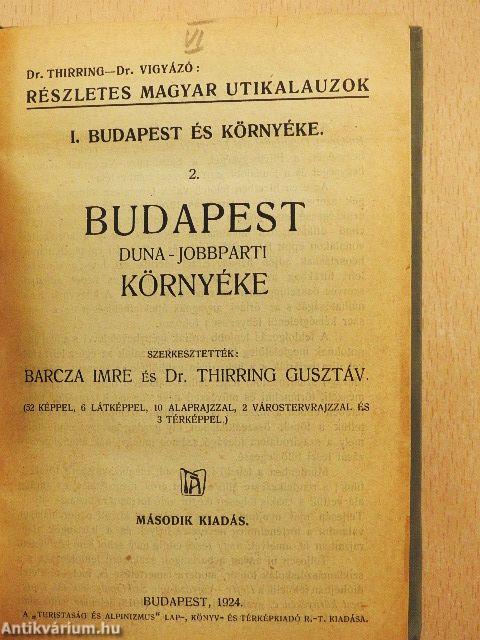 Budapest Duna-jobbparti környéke