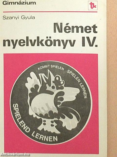 Német nyelvkönyv IV.